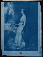 [Marie-Eugénie de Montijo de Guzman, comtesse de Teba, impératrice des Français (1826-1920)]. - Toulouse : maison Labouche frères, [entre 1900 et 1920]. - Photographie