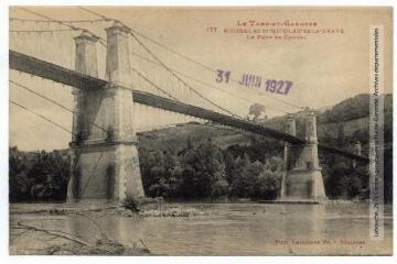Le Tarn-et-Garonne. 177. Moissac et Saint-Nicolas-de-la-Grave : le pont de Coudol. - Toulouse : phototypie Labouche frères, [entre 1918 et 1937], tampon d'édition du 31 juin 1927. - Carte postale