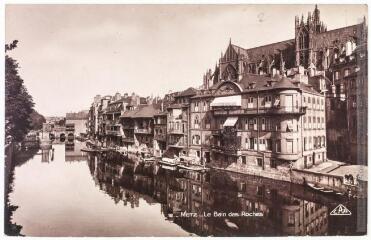 12. Metz : le bain des Roches. - Metz : édition Ch. Fischer, [vers 1930]. - Carte postale