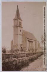 Les Hautes-Pyrénées. 489. Pouzac, près Bagnères[-de-Bigorre] : l'église. - Toulouse : phototypie Labouche frères, [entre 1905 et 1918]. - Carte postale