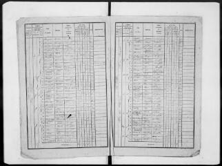 32 vues Commune de Nailloux. 1 F 2.12 : listes nominatives de la population, 1856