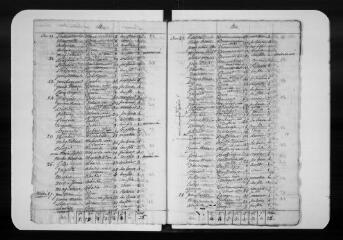 19 vues - Commune d\'Alan. 1 F 1.7 : listes nominatives de la population, 1808 (ouvre la visionneuse)