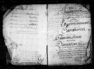 215 vues  - Commanderie de Canabières : inventaire des titres et archives. (ouvre la visionneuse)