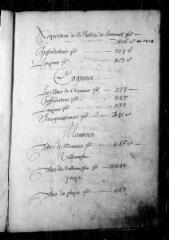 1437 vues  - Commanderie de Toulouse : inventaire des titres relatifs aux biens et droits du grand prieur de Toulouse. (ouvre la visionneuse)