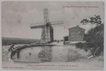 2 vues  - La Haute-Garonne (le Lauragais). 1206. Lagarde-Lauragais : la mare et le moulin. - Toulouse : Phototypie Labouche frères, [vers 1912]. - Carte postale (ouvre la visionneuse)