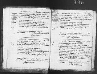 191 vues Villariès. 1 E 6 registre d'état civil : naissances, mariages, décès. (collection communale)