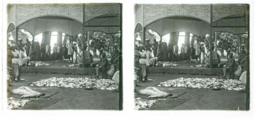 2 vues - 34. Conakry. Le marché aux poissons frais. - 8 mars 1923 (ouvre la visionneuse)