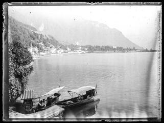 1 vue  - Bords du lac Léman. - août 1911. - Photographie (ouvre la visionneuse)