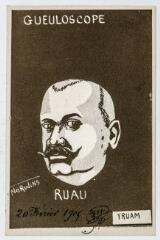 2 vues - Gueuloscope : Ruau / dessiné par Norwins et Yruam. - [s.l] : [s.n], [vers 1905]. - Carte postale (ouvre la visionneuse)