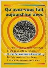 2 vues  - [Carte publicitaire pour un forfait d\'accès internet France Télécom]. - [s.l] : Cart\'Com, [après 1950]. - Carte postale (ouvre la visionneuse)