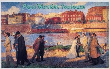 2 vues  - [Carte publicitaire sur le pass\'musée Toulouse par la mairie de Toulouse]. - [s.l] : [s.n], [vers 1998]. - Carte postale (ouvre la visionneuse)
