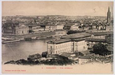 2 vues  - 6. Toulouse : vue générale. - Toulouse : phototypie Labouche frères, [entre 1900 et 1905]. - Carte postale (ouvre la visionneuse)
