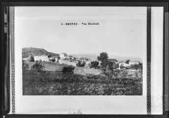 2 vues - Brenac, Aude : [vue générale du village (2) et vue de l\'entrée du village (3)]. - entre 1974 et 1980. - Photographie (ouvre la visionneuse)