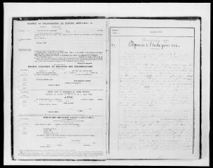 111 vues  - Commune de Fustignac. 1 D 5 : registre des délibérations du conseil municipal, 1887, 20 février-1907, 2 octobre (ouvre la visionneuse)