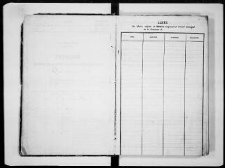 105 vues  - Commune de Lafitte-Vigordane. 1 D 5 : registre des délibérations du conseil municipal, 1838, 11 juillet-1852, 10 novembre (ouvre la visionneuse)