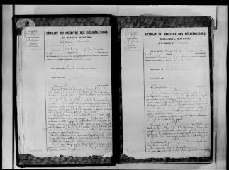 348 vues - Commune de Sénarens. 1 D 4 : registre des délibérations du conseil municipal, 1911, 10 décembre-1953, 18 avril (ouvre la visionneuse)