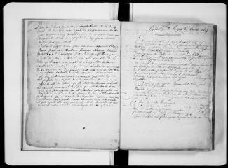 172 vues - Commune de Laffite-Toupière. 1 D 1 : registre des délibérations du conseil municipal, 1838, 5 avril-1864, 14 février (ouvre la visionneuse)