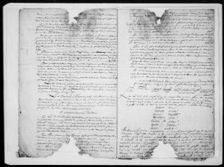 27 vues - Commune de Larcan. 1 D 1 : registre des délibérations du conseil municipal, 1823, 12 février-1830, 1er avril (ouvre la visionneuse)