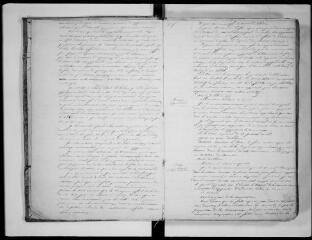214 vues Commune d'Ayguesvives. 1 D 6 : registre des délibérations du conseil municipal, 1847, 2 mai-1871, 27 août.
