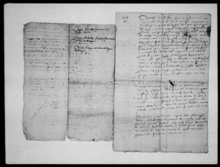 7 vues  - Commune de Mauzac. AA 2 : procès entre la commune et les seigneurs, 1546-1642 (ouvre la visionneuse)