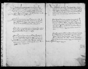 200 vues  - Commune de Saint-Clar-de-Rivière. 1 G 1 : livre terrier, 1604-[1641] (ouvre la visionneuse)