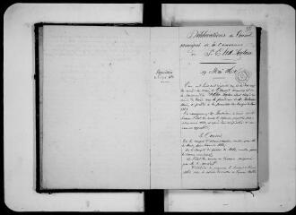192 vues  - Commune de Saint-Elix-Séglan.1 D 2 : registre des délibérations du conseil municipal, 1861, 19 mai-1882, 25 juin (ouvre la visionneuse)