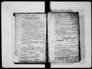 240 vues  - Commune de Sepx. 1 D 3 : registre des délibérations du conseil municipal, 1838, février-1868, 24 mai (ouvre la visionneuse)