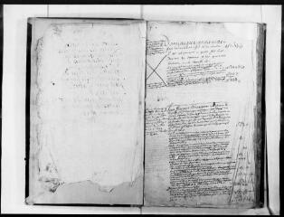 105 vues  - Commune de Saint-Sauveur. 1 G 2 : livre pour les chargements et déchargements, 1689-[1789] (ouvre la visionneuse)