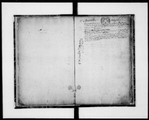 72 vues  - Commune de Boussens. 1 G 4 : \'livre des charges et décharges\' de 1753, mutations jusqu\'en 1790 au moins (ouvre la visionneuse)