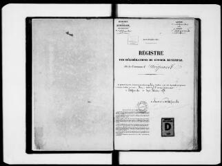 115 vues Commune d'Avignonet-Lauragais. 1 D 10 : registre des délibérations du conseil municipal, 1874, 15 février-1886, 17 janvier