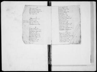 146 vues Commune d'Azas. 1 G 4 : livre des mutations, an VII-1811