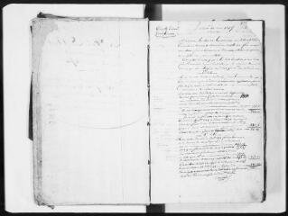 162 vues  - Commune de Mauremont. 1 D 2 : registre des délibérations du conseil municipal, 1827, 13 mai-1862, 9 février (ouvre la visionneuse)