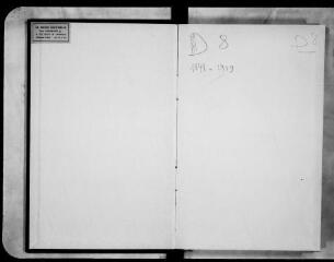 152 vues  - Commune de Brax. 1 D 8 : registre de délibérations, 1898-1919 (ouvre la visionneuse)