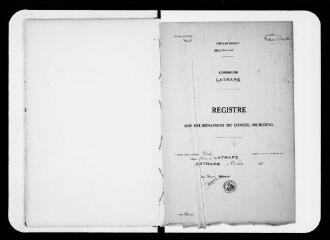 120 vues  - Commune de Latrape. 1 D 9 : registre de délibérations, 1947-1970 (ouvre la visionneuse)