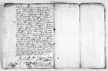 513 vues Notaires de Toulouse, 1650-1659, contrats de mariage séparés.