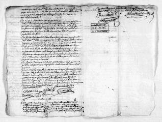 445 vues Notaires de Toulouse, 1674-1679, contrats de mariage séparés.