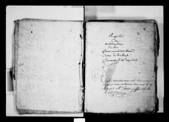 181 vues  - Commune de Belberaud. 1 D 3 : registre des délibérations du conseil municipal, 1775-1790. (ouvre la visionneuse)