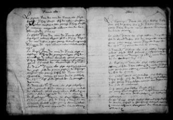 215 vues Flourens : baptêmes, mariages, sépultures, 1600-1640, 1643-1650, 1652-1658. (collection du greffe)