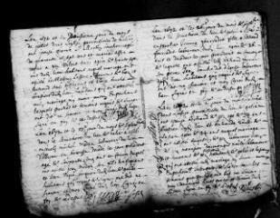 57 vues Galié : baptêmes, mariages, sépultures, 1672-1683, 1755-1756, 1790-1791. (collection du greffe)