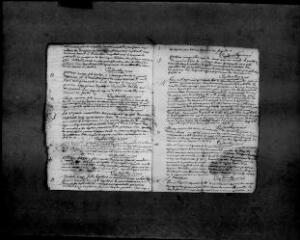 6 vues Ardiège : baptêmes, mariages, sépultures, 1740. (collection du greffe)
