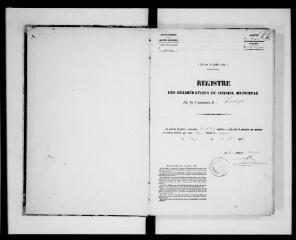 108 vues  - Commune de Lacaugne. 1 D 1 : registre des délibérations du conseil municipal, 1839, 9 mai-1852, 8 février (ouvre la visionneuse)