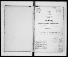 112 vues - Commune de La Salvetat-Lauragais. 1 D 2 : registre des délibérations du conseil municpal, 1838, 6 mai-1863, 16 août (ouvre la visionneuse)