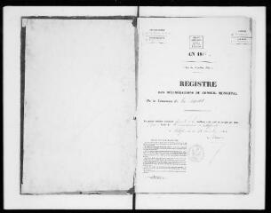 57 vues - Commune de La Salvetat-Lauragais. 1 D 3 : registre des délibérations du conseil municpal, 1863, 27 décembre-1870, 2 décembre (ouvre la visionneuse)