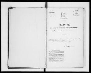 108 vues - Commune de La Salvetat-Lauragais. 1 D 4 : registre des délibérations du conseil municpal, 1871, 12 mars-1884, 25 mai (ouvre la visionneuse)