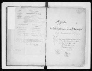 137 vues Commune de Lautignac. 1 D 5 : registre des délibérations du conseil municipal, 1868, 24 mai-1889, 29 septembre