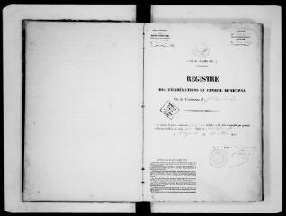 107 vues - Commune de Saint-Pierre-de-Lages. 1 D 2 : registre des délibérations du conseil municipal, 1838, 1er mai-1861, 1er septembre (ouvre la visionneuse)