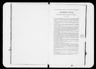 36 vues - Commune d\'Empeaux. 1 G 1 : Livre de mutation, 1820-1831 (ouvre la visionneuse)