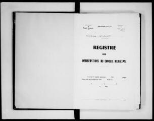 173 vues  - Commune de Calmont. 1 D 11 : registre des délibérations du conseil municipal, 1967, 15 janvier-1975, 27 septembre (ouvre la visionneuse)