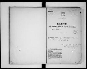 104 vues  - Commune de Castelginest. 1 D 7 : registre des délibérations du conseil municipal, 1859, 10 mai-1868, 24 mai (ouvre la visionneuse)