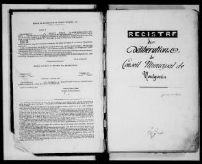 239 vues  - Commune de Montgazin. 1 D 4 : registre des délibérations du conseil municipal, 1884, 18 mai-1902, 23 novembre (ouvre la visionneuse)